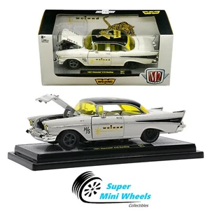 M2 Machines 1:24 - ​Weiand 1957 Chevrolet 210 Hardtop (White) - Picture 1 of 2