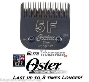 Oster A5 ELITE TITANIUM CryogenX 5F 5FC Clipper Blade*LAST 3X LONGER*Fit Andis - Picture 1 of 1