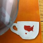 Fiskars United States Contiguous USA Map & Heart XXL Lever Paper Punch NIB