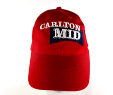 Carlton Mid Promotional Baseball Cap One Size Snap Back Cotton
