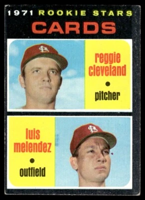 1971 Topps Baseball Cleveland/Melendez RC Cardinals #216 EX - Image 1 of 2