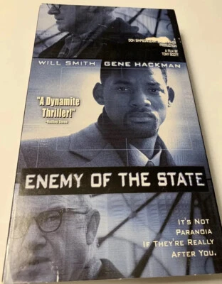 Enemy Of The State VHS Tape Will Smith Gene Hackman - Image 1 of 4