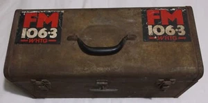 VINTAGE SEARS CRAFTSMAN METAL TOOLBOX 20" x 9 1/2” x 8 1/2” TOOL BOX RUSTY BOX - Picture 1 of 19