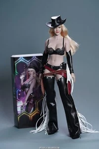 1/6 SUPER ANATRA SET068 Figura Nancy Cowgirl Jessica Alba Testa Intagliata 12" - Foto 1 di 11