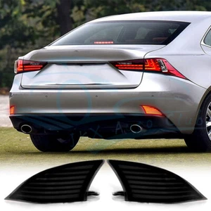 For 14-15 Lexus IS250 14-21 IS300 IS350 Smoked LED Rear Bumper Reflector Light u - Imagen 1 de 8