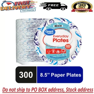 Everyday Paper Plate, 8.5", 300ct, Patterned - Picture 1 of 5