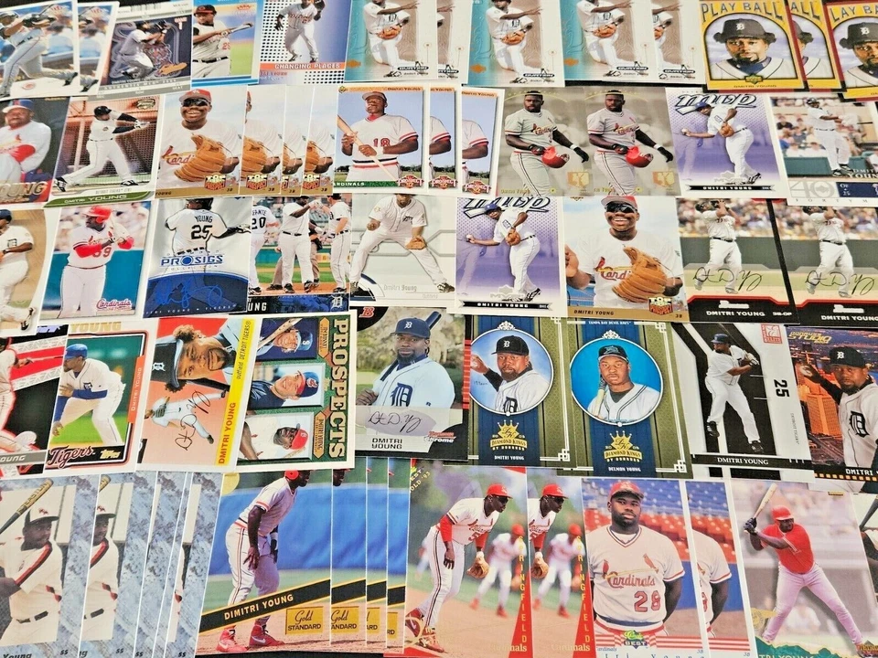 DMITRI YOUNG YOU PICK SEE SCANS OF EVERY CARD RC, INSERTS HIGH GRADE CARDS - Image 1 of 1