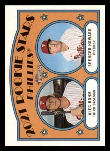 2021 Topps Heritage #11 Alec Bohm RC/Spencer Howard RC - Picture 1 of 2