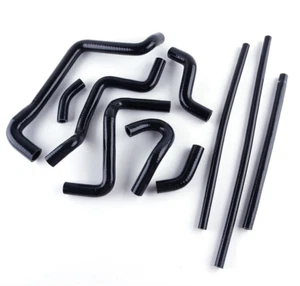 Silicone Ancillary New Hoses For 1993-1995 Fiat Punto GT 1.4L Turbo GT1 black - Foto 1 di 18