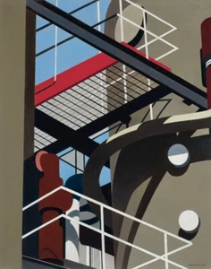 Charles Sheeler Cat Walk Canvas Print 16 x 20 - Picture 1 of 5