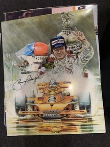 Johnny Rutherford foto firmata Indy 500 Champ 8x10 - Foto 1 di 1