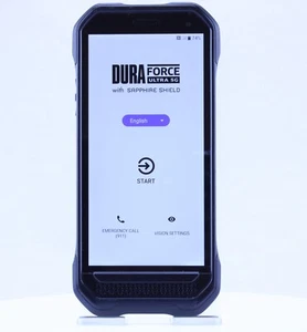 Teléfono inteligente resistente Kyocera DuraForce Ultra 5G 128 GB Verizon negro forma justa - Imagen 1 de 24