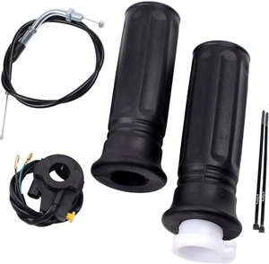 Empuñaduras de acelerador giratorias de 7/8" y cable de 75" con interruptor para mini bicicleta/scooter 49-212Cc - Imagen 1 de 12