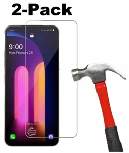 2 Pack Screen Protector Compatible For LG V60 ThinQ Tempered Glass Case Friendly - Picture 1 of 1