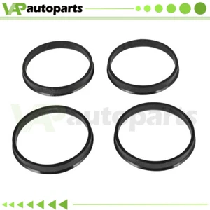 ID-71.5 OD-78 mm plastic Black 4 pcs Wheel Hub Centric Rings - Picture 1 of 6