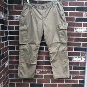 carhartt force relaxed fit mens 42X30 khaki cargo work pants - Picture 1 of 9