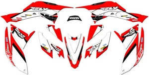 2008-2012 TRX 400 13 FLY Red Senge Graphics Kit Compatible with Honda - Picture 1 of 7