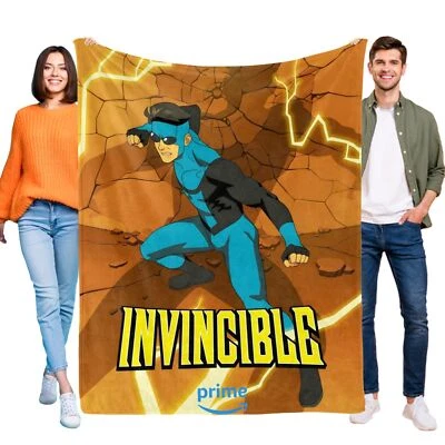 Invincible Super Soft Flannel Throw Blanket for Bed Sofa All Season Gifts - Image 1 of 4