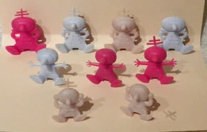 9 Vintage Shredded Wheat Nabisco Spoonmen - 4 Munchy, 3 Crunchy, 2 Spoon Size - Picture 1 of 2
