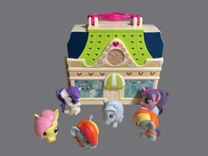 My Little Pony Foldout Carry Along Building with Ponies and Unicorns Custom Lot - Picture 1 of 14