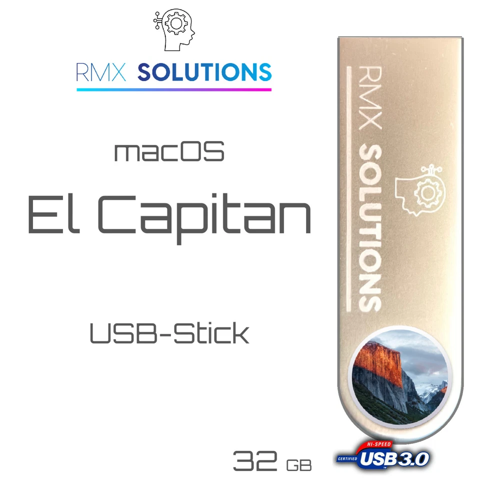macOS El Capitan 10 Installation Reparatur USB STICK BOOT - Betriebssystem MACOS - Bild 1 von 4