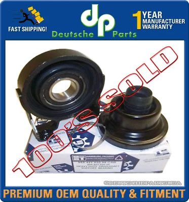 PORSCHE CAYENNE HÉLICE EJE DE TRANSMISIÓN COJINETE DE SOPORTE CENTRAL + ACTUALIZACIÓN DE MALETERO CV Kit 3 Foto 1 de 2