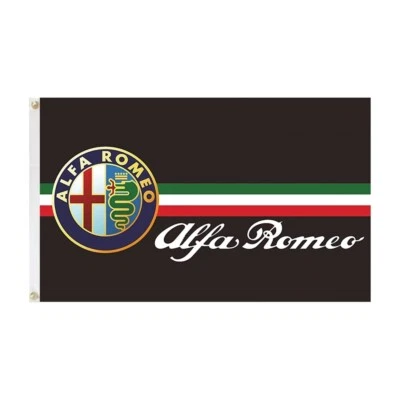 banner flag  tapestry size3x2ft [Alfa Romeo racing]garage room decora 18118 - Image 1 of 4