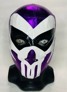 Costume Fantasma Teschio Lotta Lucha Libre Maschera Luchador Mascara Viola - Foto 1 di 5