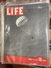 1937 MARCH 22 LIFE MAGAZINE - PARACHUTE TEST COVER