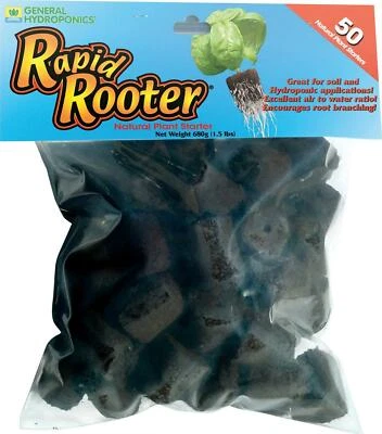 Rapid Rooter 植物启动器,50 个插头适用于通用水培种植根生长 — 第 1/4 张图片