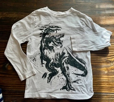 Crazy 8 Camisa Niño Manga Larga Estampado Dinosaurio, Talla 7/8 (A3.89) Foto 1 de 3