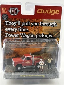 M2 Machines Diorama 1978 Dodge Power Wagon 150 - Li'l Red Express Custom NEW  - Picture 1 of 3