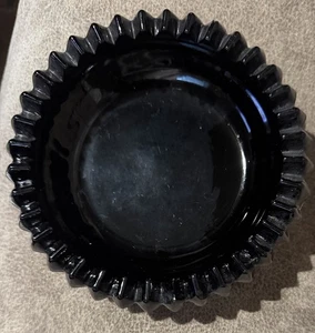 TIARA SCHWARZ AMETHYST DIAMANT SPITZE GLAS ASCHENBECHER SCHMUCKSCHALE INDIANER - Bild 1 von 2