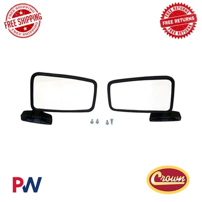 Juego de espejos retrovisores Crown Automotive para Jeep Wrangler 1987-1993 55027207K Foto 1 de 2