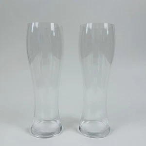 TIFFANY Pilsner Beer Glasses Set Of Two Excellent Used Condition 9.5” - Picture 1 of 11