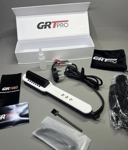 Hydro Ionic Hair Brush Ceramic Straightener Comb Water Emitter Button 230C Easy - Picture 1 of 20