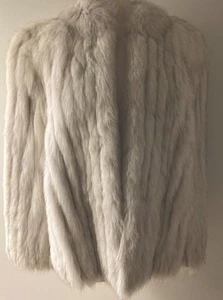 Silver Fox Coat Jacket Women’s - Picture 1 of 9