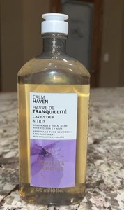 Bath & Body Works Aroma CALM HAVEN Lavanda e Iris Jabón Corporal Espuma Baño 10oz - Imagen 1 de 5