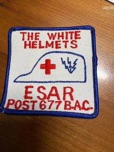 The White Helmets Patch ESAR Post 766 BAC - Picture 1 of 4