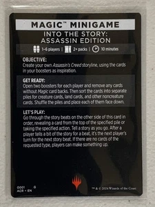 Magic Minigame: Into the Story: Assassin Edition - ACR G 0001 Mini Game - Magic - Bild 1 von 2