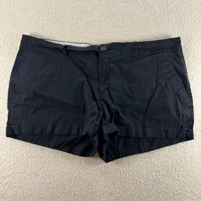 Pantalones Cortos Old Navy Para Mujer Negro Sarga Talla 16 Puño Enrollado Informales Todos los Días Informales Foto 1 de 4