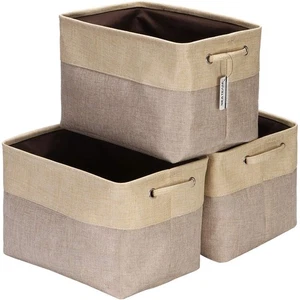 3er Pack Großes Aufbewahrungskorb Set, Kofferraum Organizer, Kleidung Spielzeug Eimer, 15 x 10 x... - Bild 1 von 6