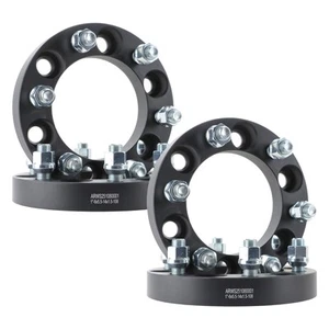4pcs 6x5.5'' Wheel Spacers 1 inch 14x1.5 Studs For Chevy Silverado Sierra 1500 - Picture 1 of 4