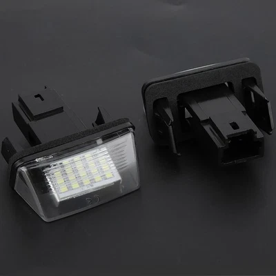 2pcs 18 LED Left&Right Car License Plate Light Lamp For C3 2002‑2009 - Image 1 of 4