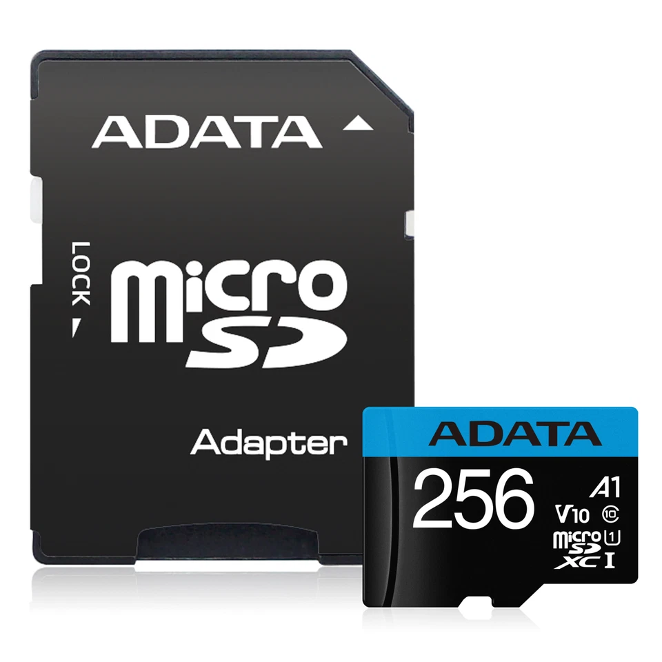 ADATA Premier 256GB Class 10 - Micro SDXC/SDHC UHS-1 Memory Card - (AUSDX256GUICL10A1-RA1)