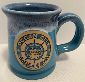 Ocean City Coffee Company Mug Deneen Pottery St. Paul MInnesota 2021 Excellent - Picture 1 of 7