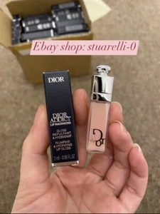 DIOR ADDICT Lippenmaximierer Plumping & feuchtigkeitsspendender Lippenglanz Mini 2ml Farbton 001 Pink - Bild 1 von 2