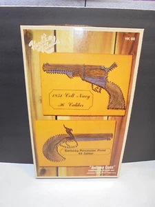 Vintage 1970s String Art Kit Antique Guns Wall Decor Open Box - Picture 1 of 13
