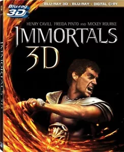 IMMORTALS 3D (3 Disc Combo Pack) Blu-ray+3D+Digital Disc / NEW SEALED - Picture 1 of 1