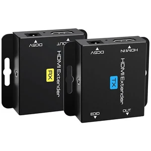 HDMI Extender 200ft Über Cat5e Cat6 Kabel für Hochauflösendes 1080p 3D Video ... - Bild 1 von 9